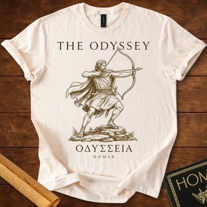 The Odyssey : Odysseus Drawing the Bow | Greek Classic Homer T-Shirt