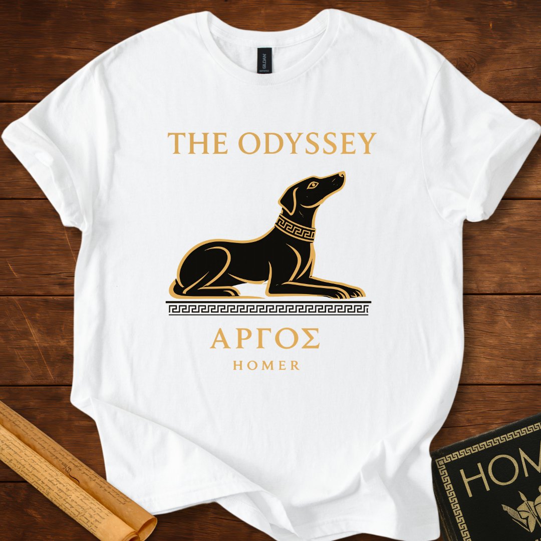The Odyssey – Argos the Faithful Hound T-Shirt White