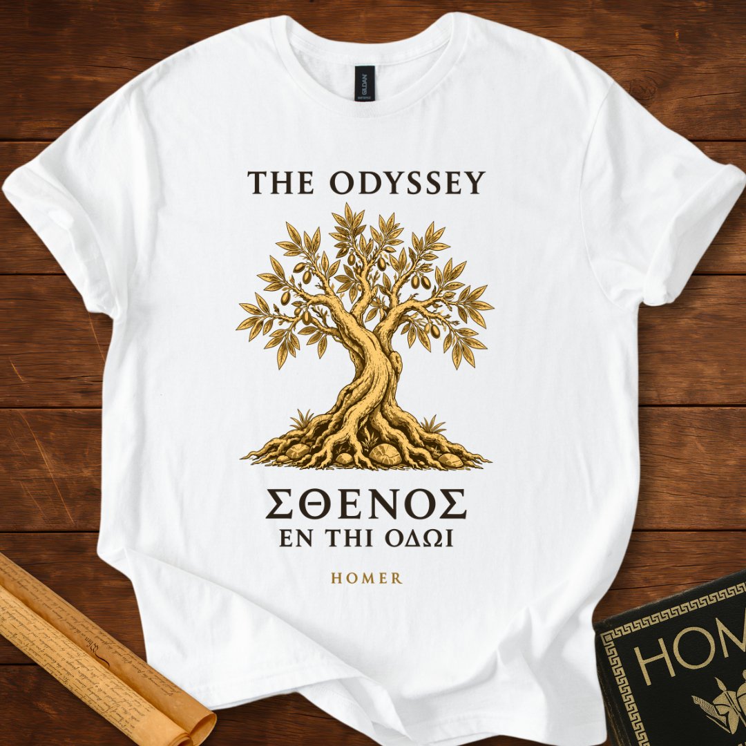 The Odyssey — "Strength in the Journey" (Greek Version) T-Shirt