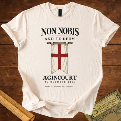 Non Nobis and Te Deum — Henry V Agincourt T-Shirt