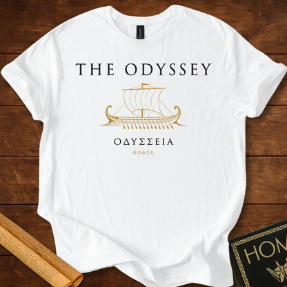 The Odyssey Ship | Greek Classic Homer Literary T-Shirt