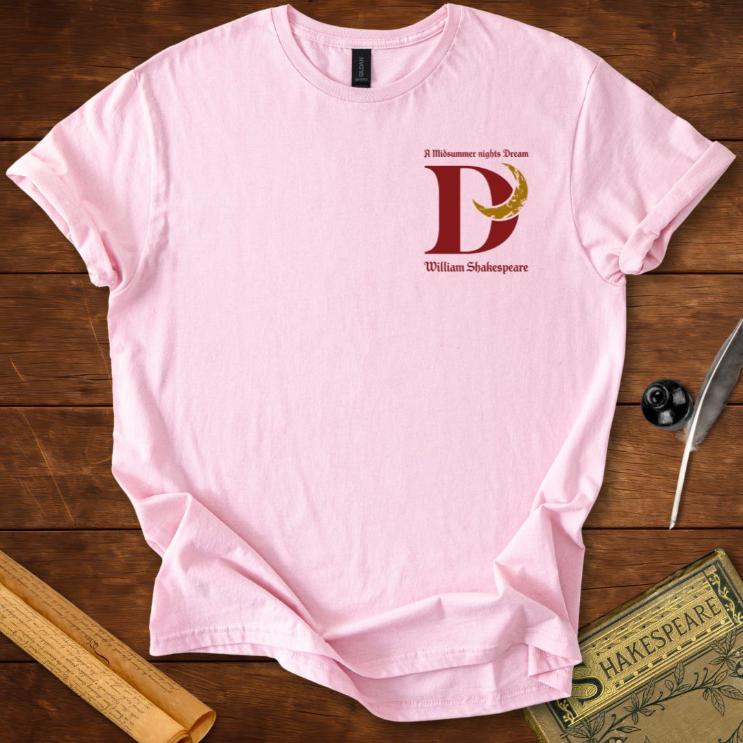A Midsummer Nights Dream Monogram Insignia Shakespeare T-Shirt