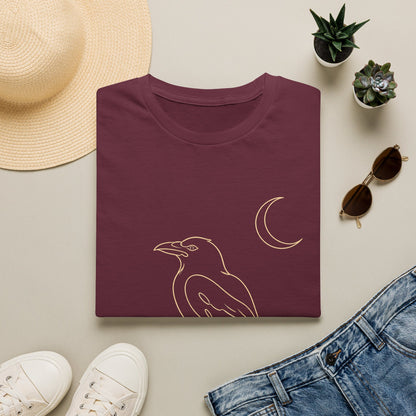 Nevermore Moonlit Raven – Edgar Allan Poe T-Shirt