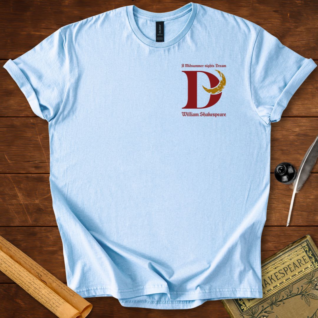 A Midsummer Nights Dream Monogram Insignia Shakespeare T-Shirt