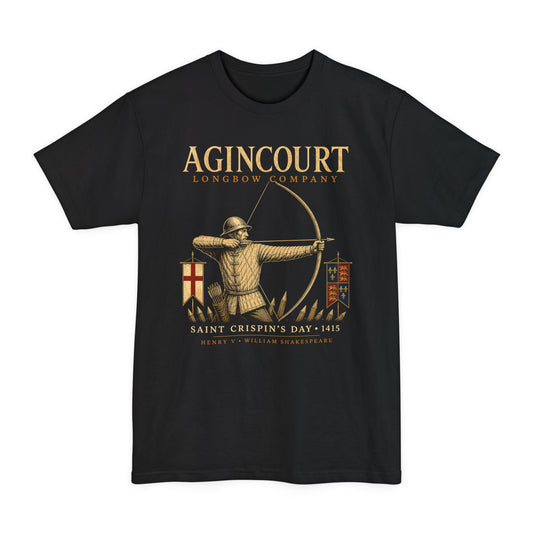 Agincourt Longbow Company Henry V (Tall Tee Version) T-Shirt Black