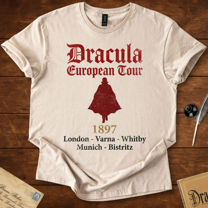 Dracula European Tour  1897 Distressed Version T-Shirt