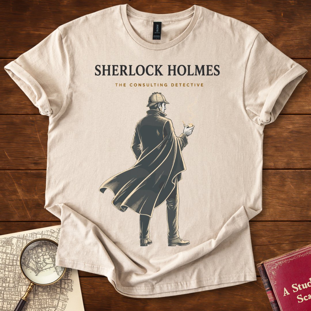 Sherlock Holmes – The Consulting Detective | Literary Graphic T-Shirt