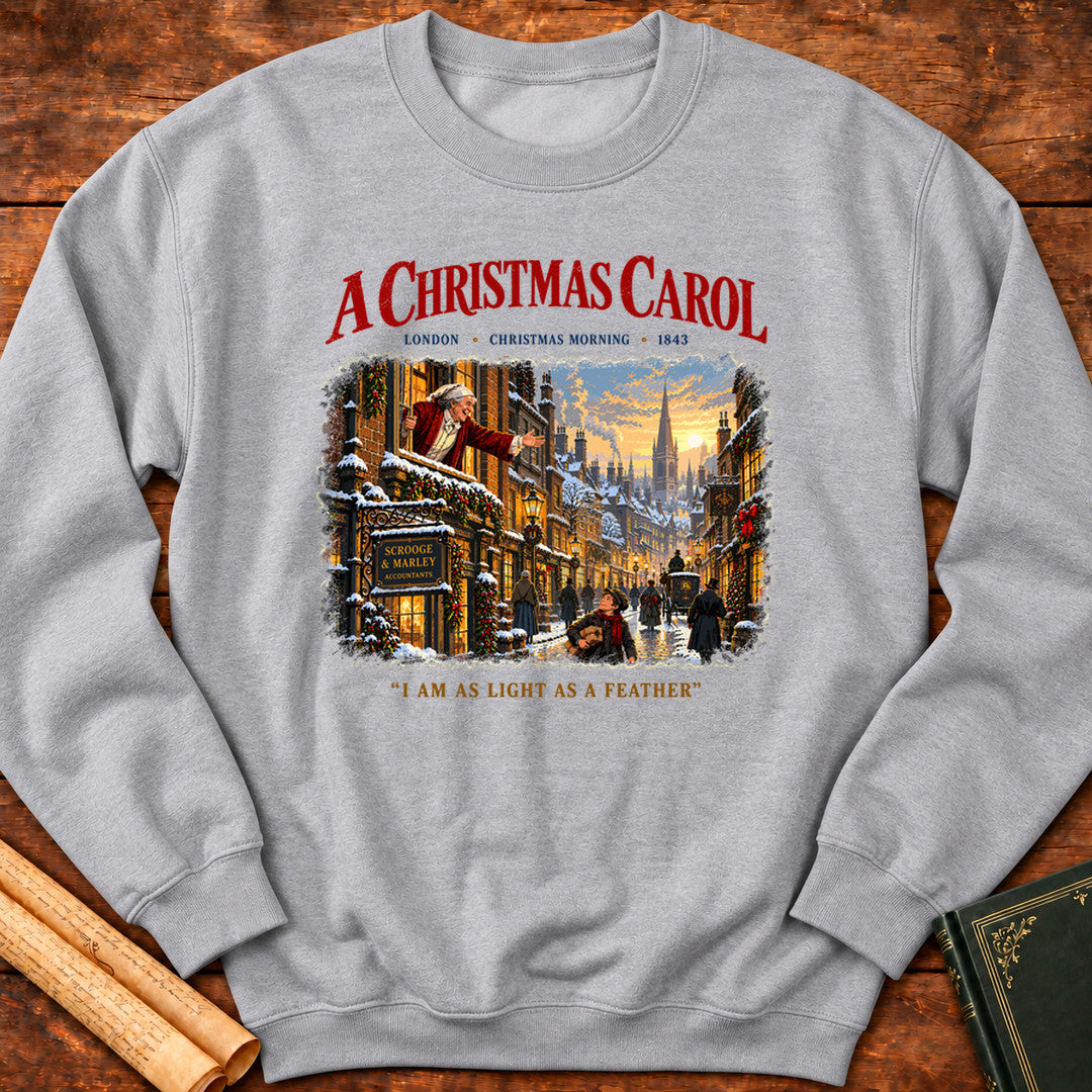 A Christmas Carol – Light as a Feather Sweatshirt - Sport Grey