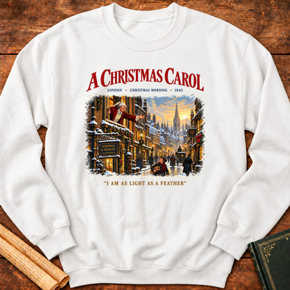 A Christmas Carol – Light as a Feather Sweatshirt - White