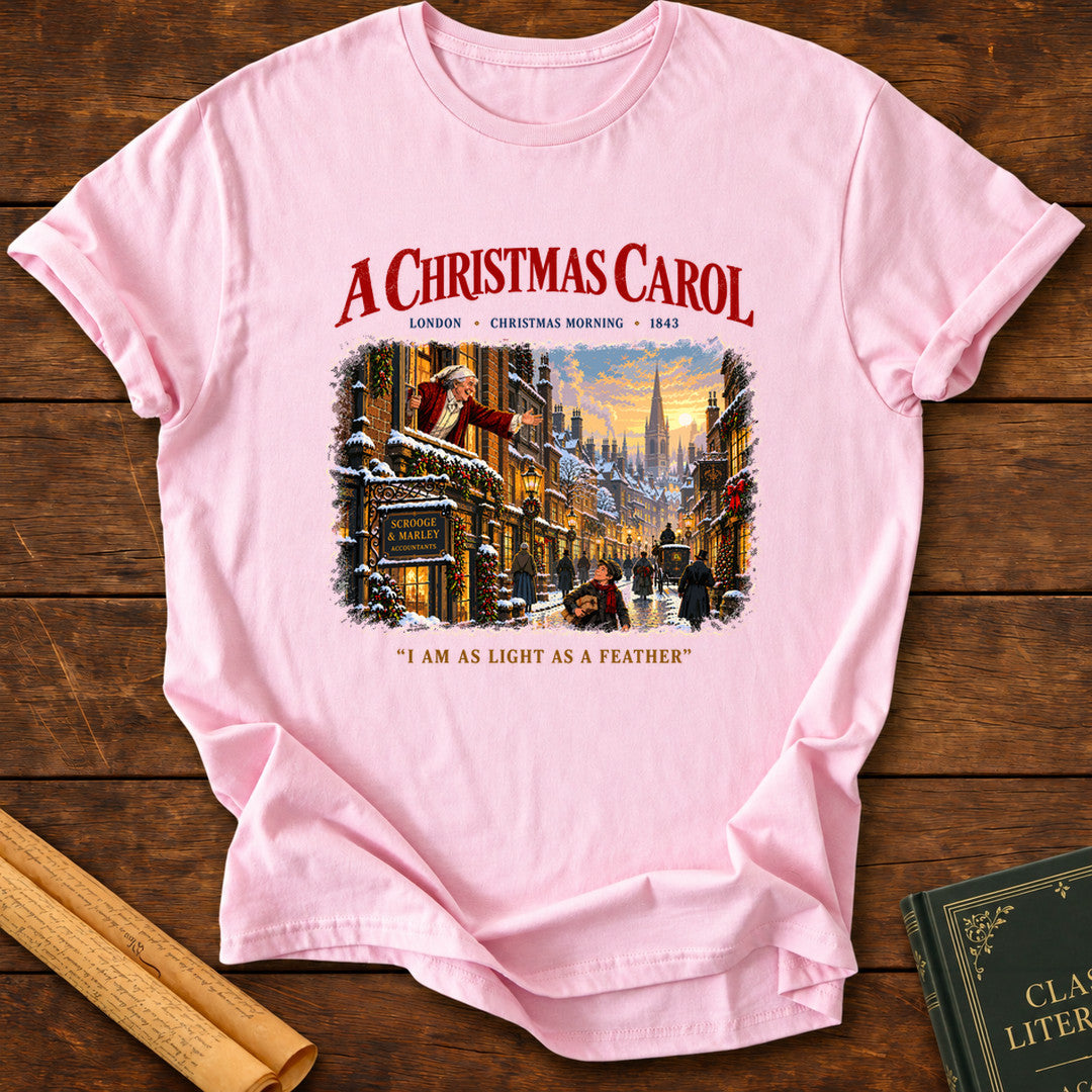 A Christmas Carol – Light as a Feather T-Shirt - Light Pink