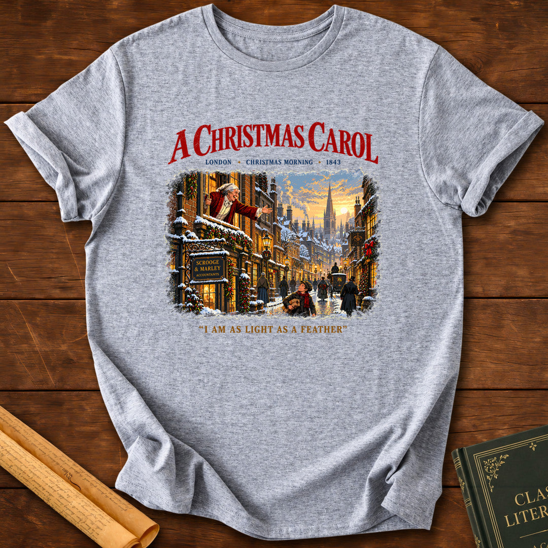 A Christmas Carol – Light as a Feather T-Shirt - Sport Grey