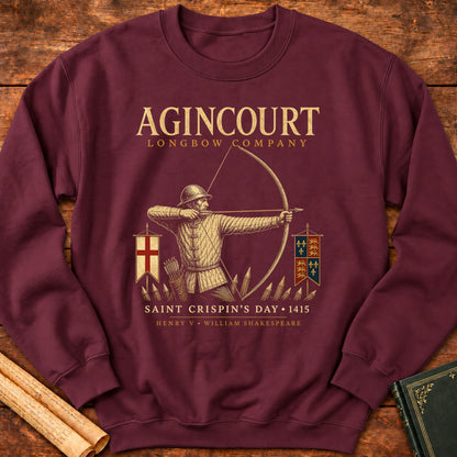Agincourt Longbow Company Henry V Sweatshirt - Maroon
