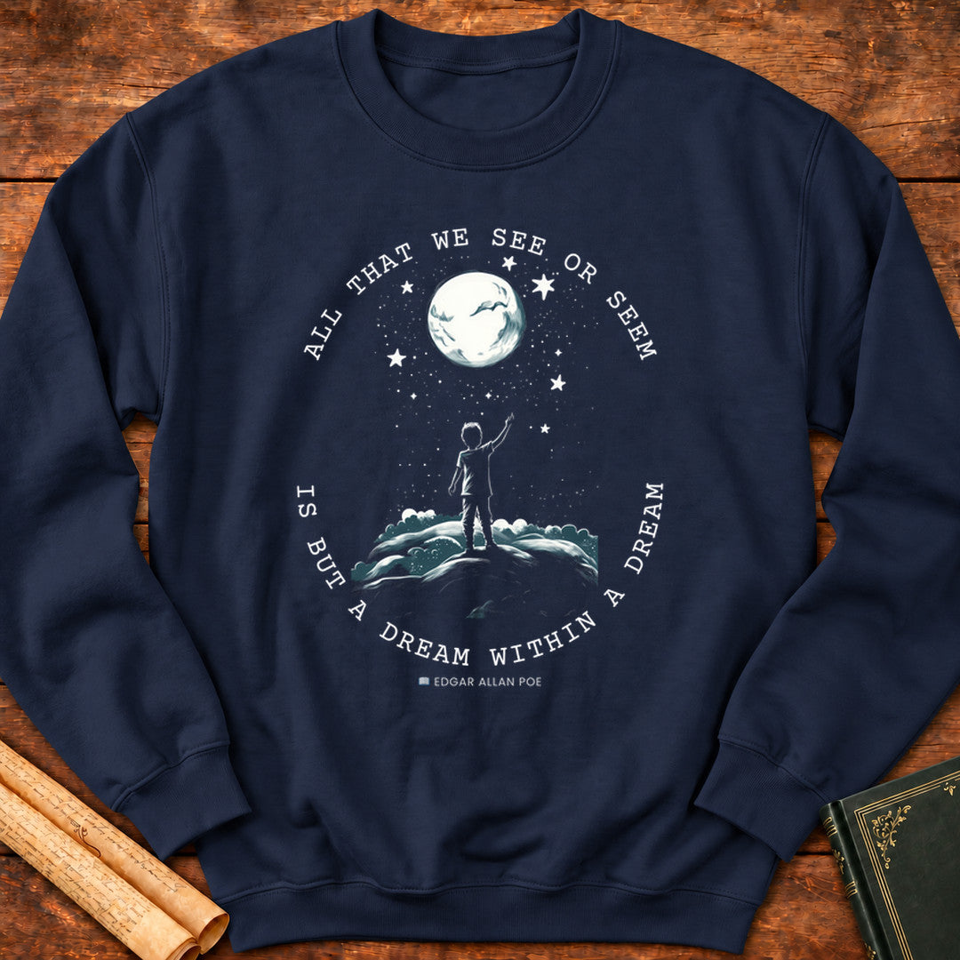 All That We See or Seem Sweatshirt - Navy