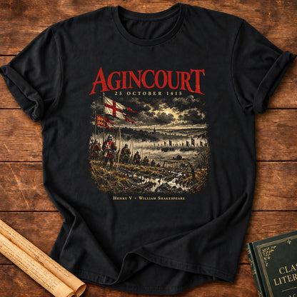 Battle of Agincourt 1415 – Henry V Medieval Archers T-Shirt - Black