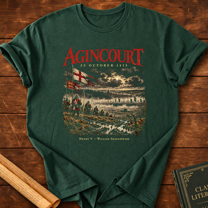 Battle of Agincourt 1415 – Henry V Medieval Archers T-Shirt - Forest Green
