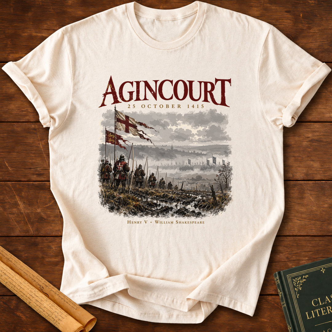 Battle of Agincourt 1415 – Henry V Medieval Archers T-Shirt - Natural