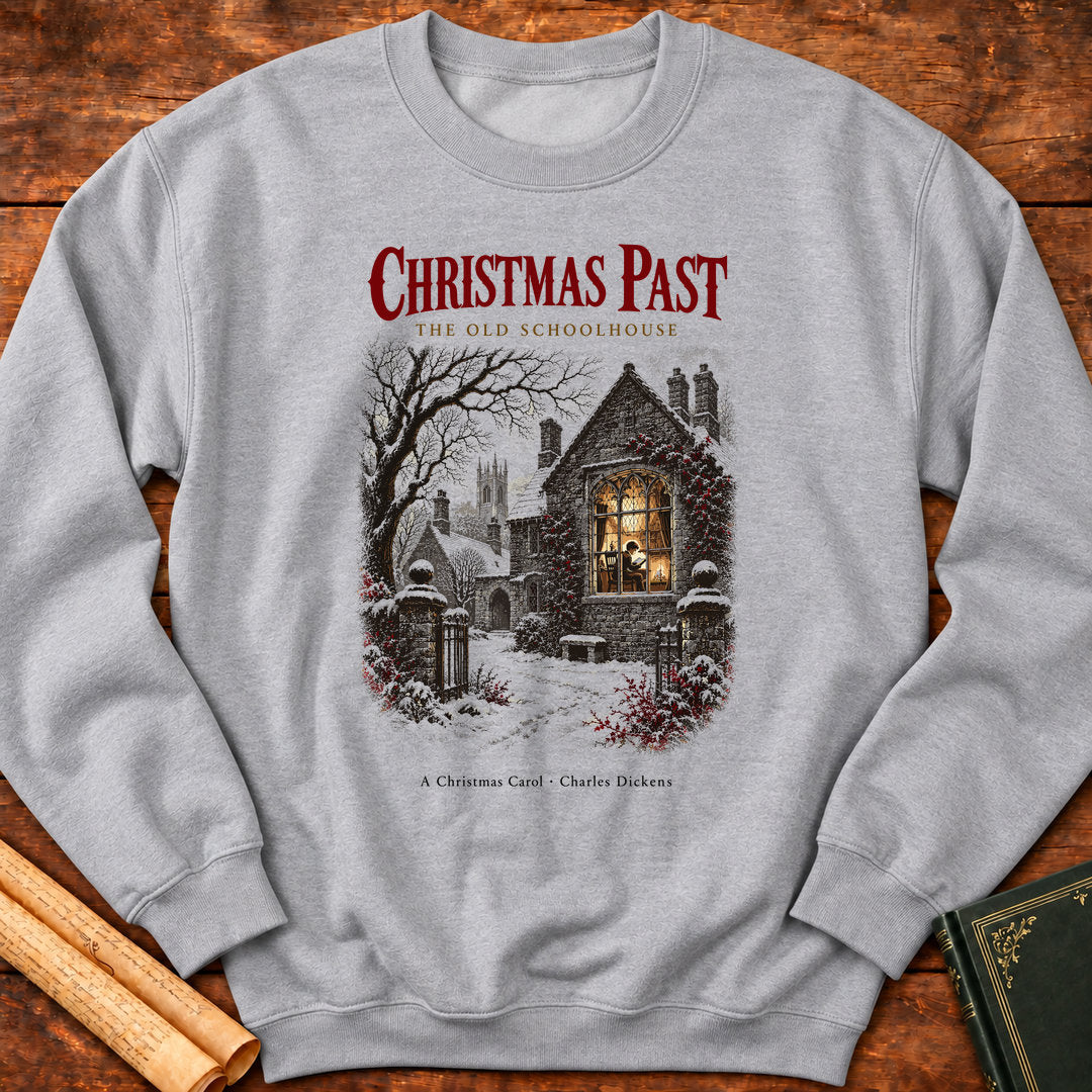 Christmas Past – The Old Schoolhouse Dickens Sweatshirt - Sport Grey