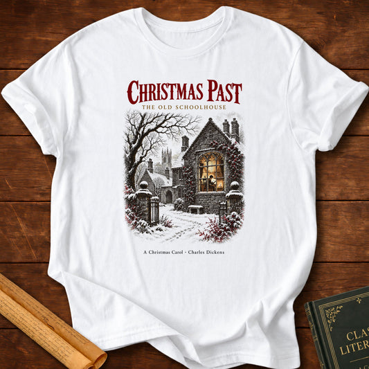 Christmas Past – The Old Schoolhouse Dickens T-Shirt - White