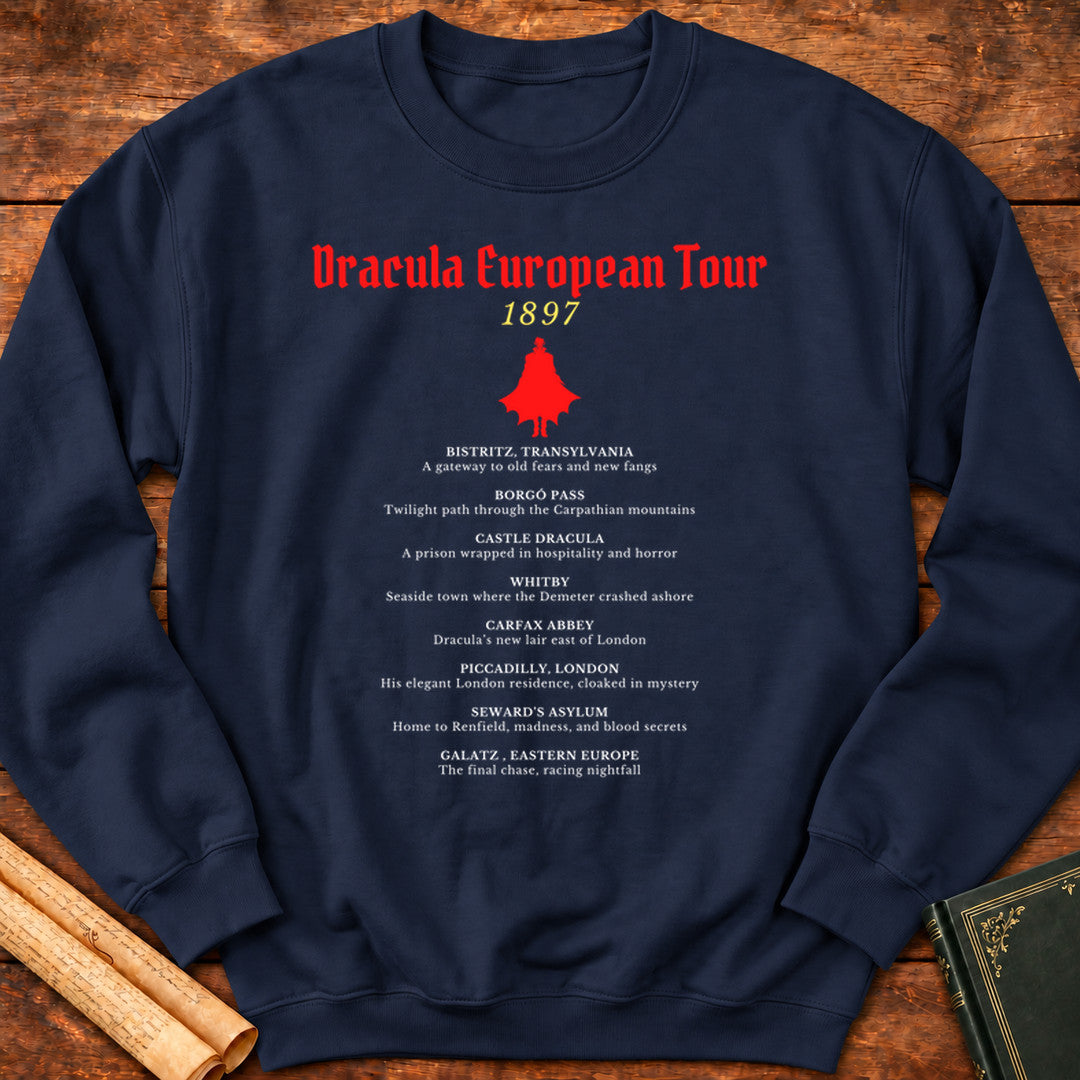 Dracula European Tour Sweatshirt - Navy