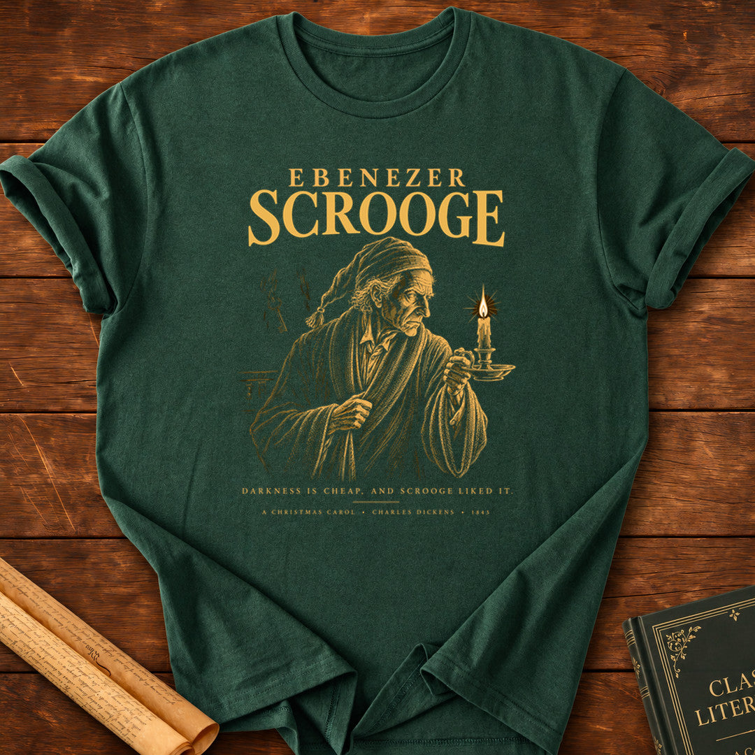 Ebenezer Scrooge — Darkness Is Cheap - Forest Green