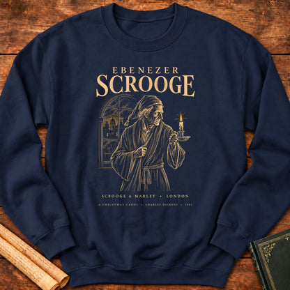 Ebenezer Scrooge — The Window Portrait Sweatshirt - Navy
