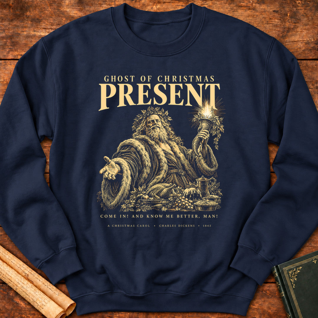 Ghost of Christmas Present — A Christmas Carol Sweatshirt - Navy