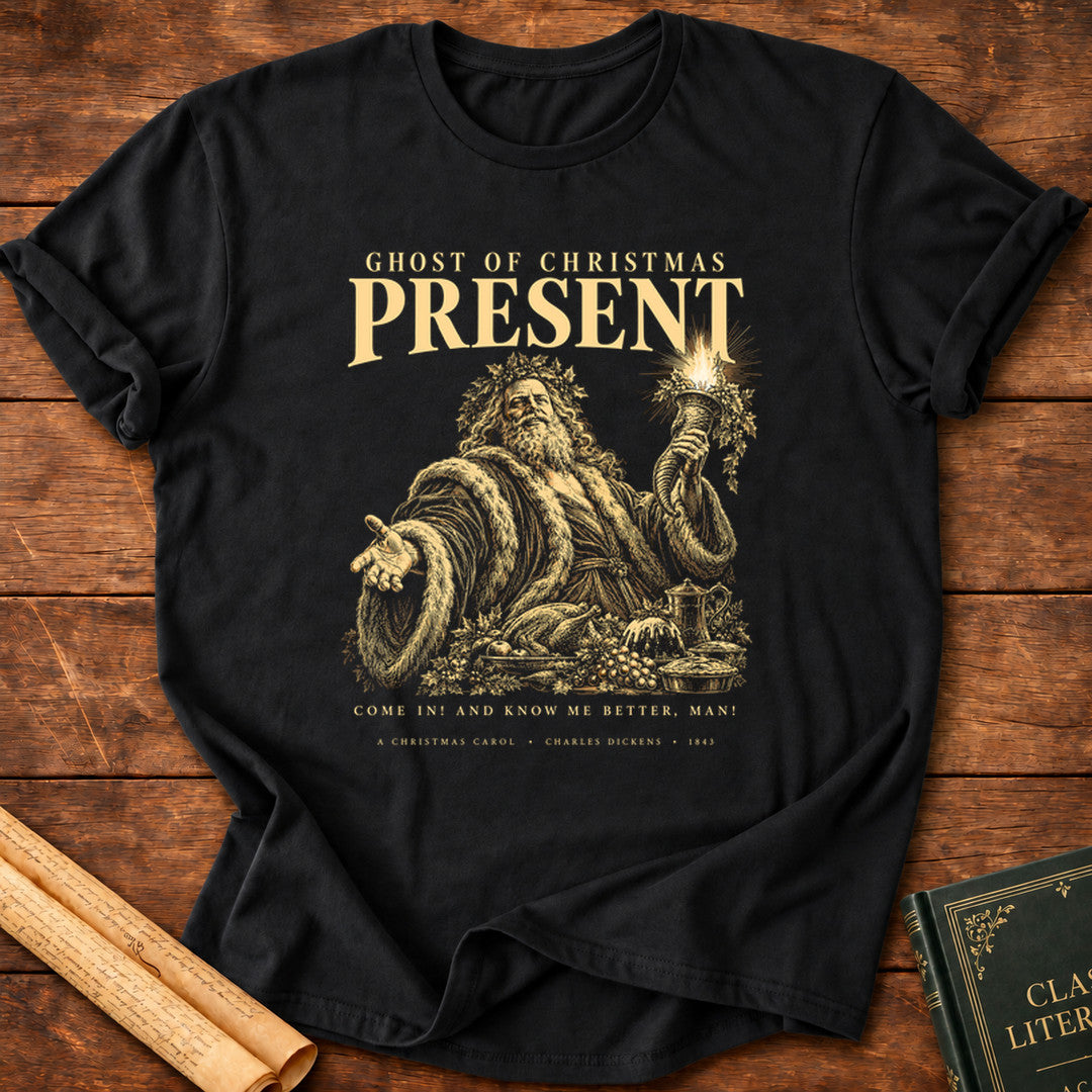 Ghost of Christmas Present — A Christmas Carol T-Shirt - Black