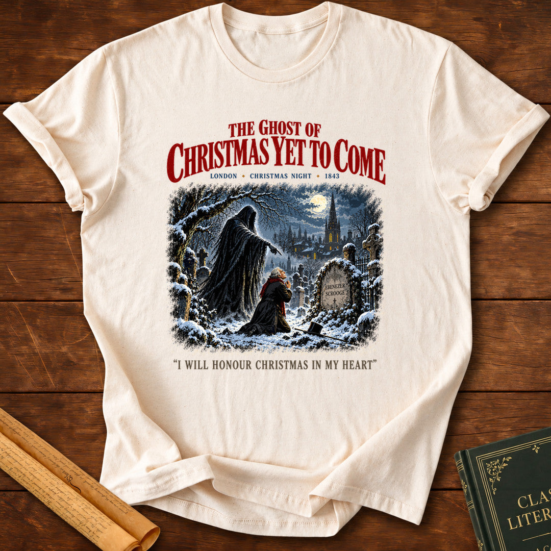 Ghost of Christmas Yet to Come – A Christmas Carol T-Shirt - Natural