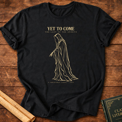 Ghost of Christmas Yet to Come – Charles Dickens Christmas Carol T-Shirt - Black