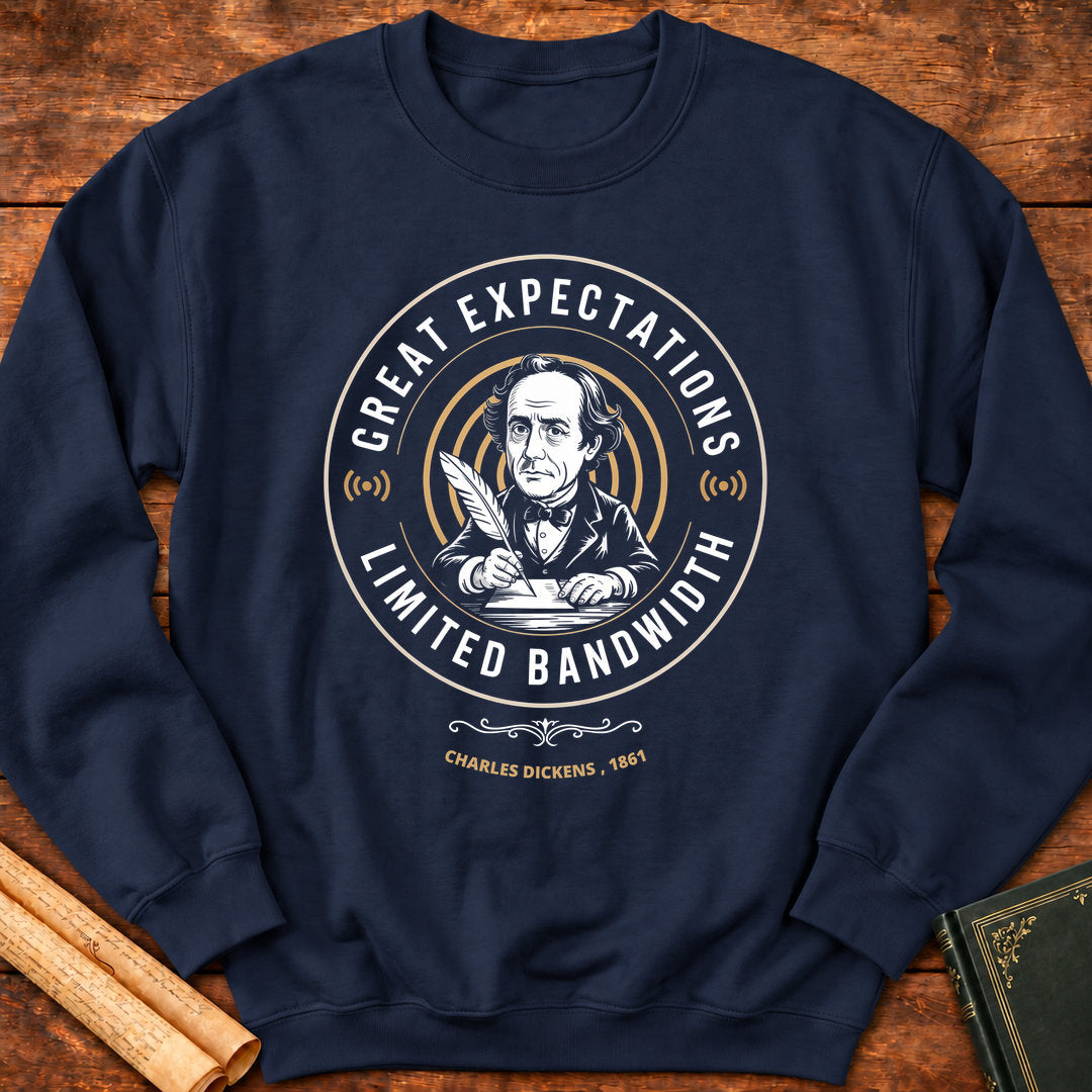 Great Expectations, Limited Wifi Sweatshirt - Navy