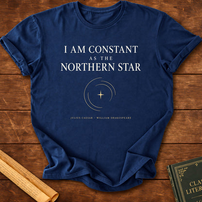 I Am Constant as the Northern Star – Julius Caesar Shakespeare T-Shirt - Navy