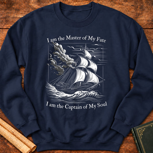 I am the Master of My Fate Sweatshirt - Navy