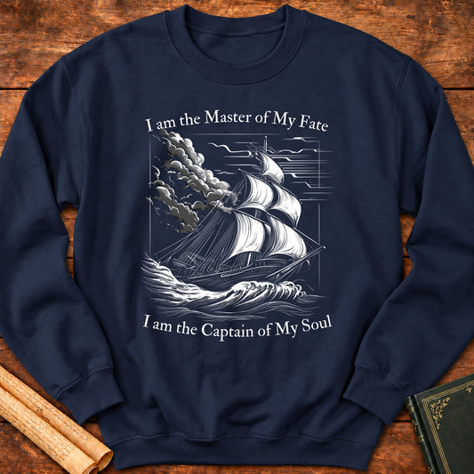 I am the Master of My Fate Sweatshirt - Navy