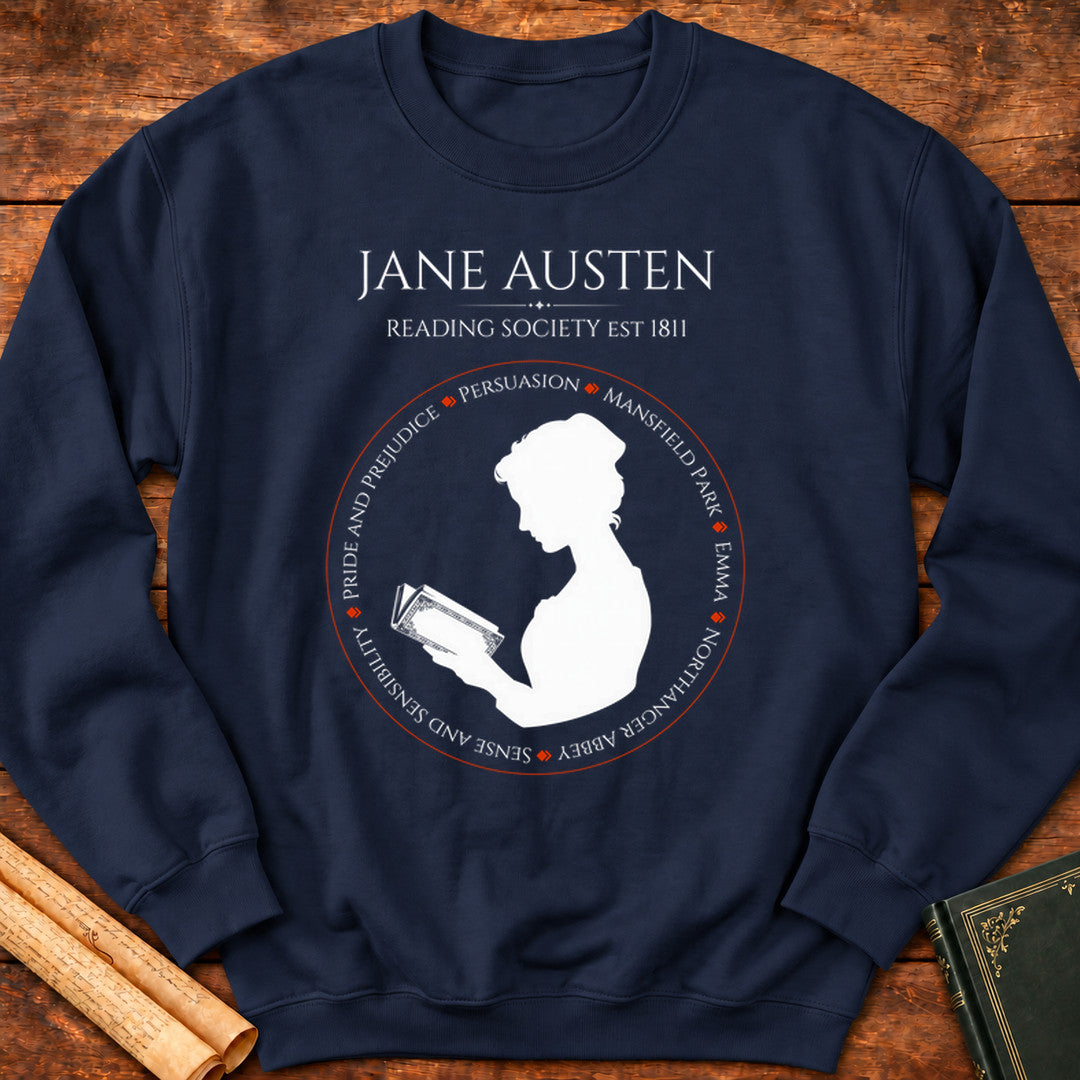 Jane Austen Reading Society (Novels) Sweatshirt - Navy