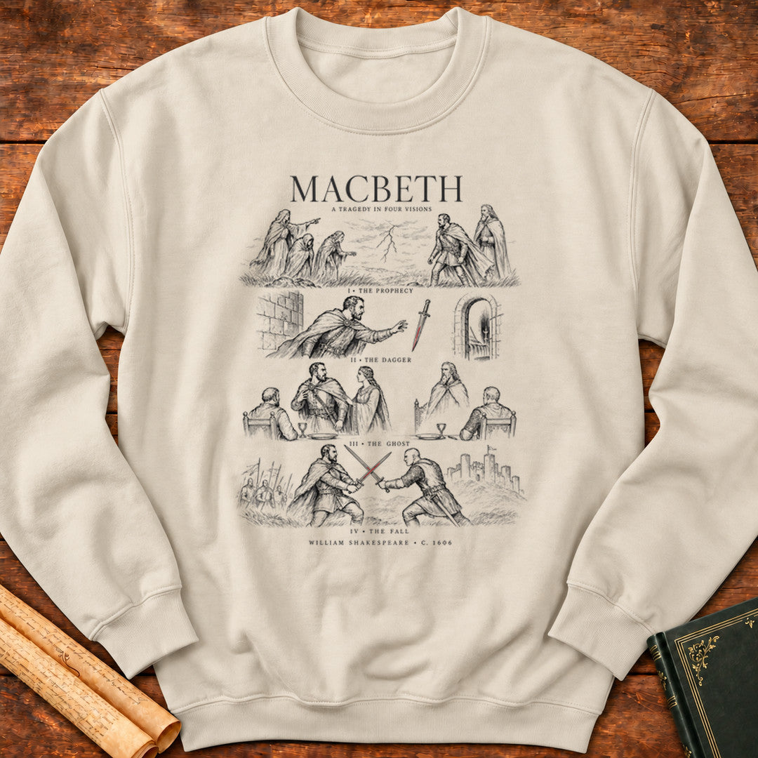 Macbeth – A Tragedy in Four Visions Sweatshirt - Sand