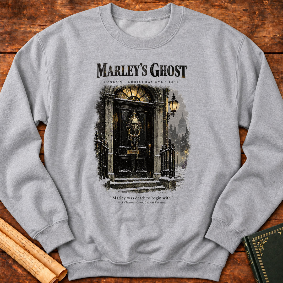 Marley's Ghost – A Christmas Carol Dickens Sweatshirt - Sport Grey