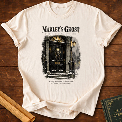 Marley's Ghost – A Christmas Carol Dickens T-Shirt - Natural