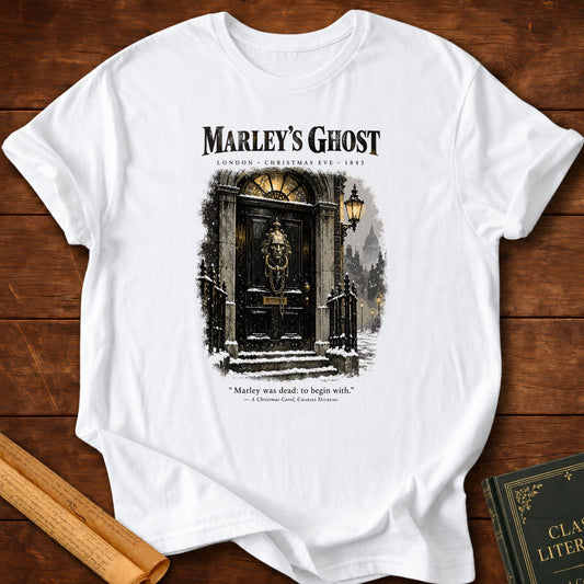 Marley's Ghost – A Christmas Carol Dickens T-Shirt - White