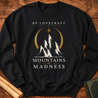 Mountains of Madness Icon – HP Lovecraft Literary Sweatshirt - Black