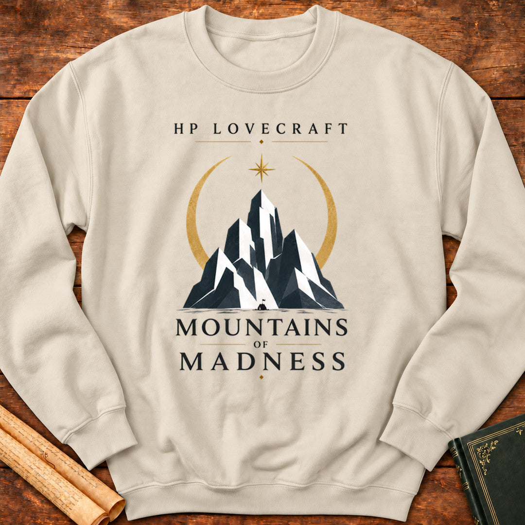 Mountains of Madness Icon – HP Lovecraft Literary Sweatshirt - Sand