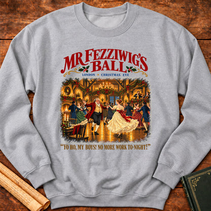 Mr Fezziwig's Ball – No More Work Tonight Dickens Sweatshirt - Sport Grey