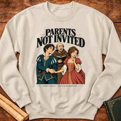 Parents Not Invited — Romeo and Juliet Shakespeare Sweatshirt - Sand