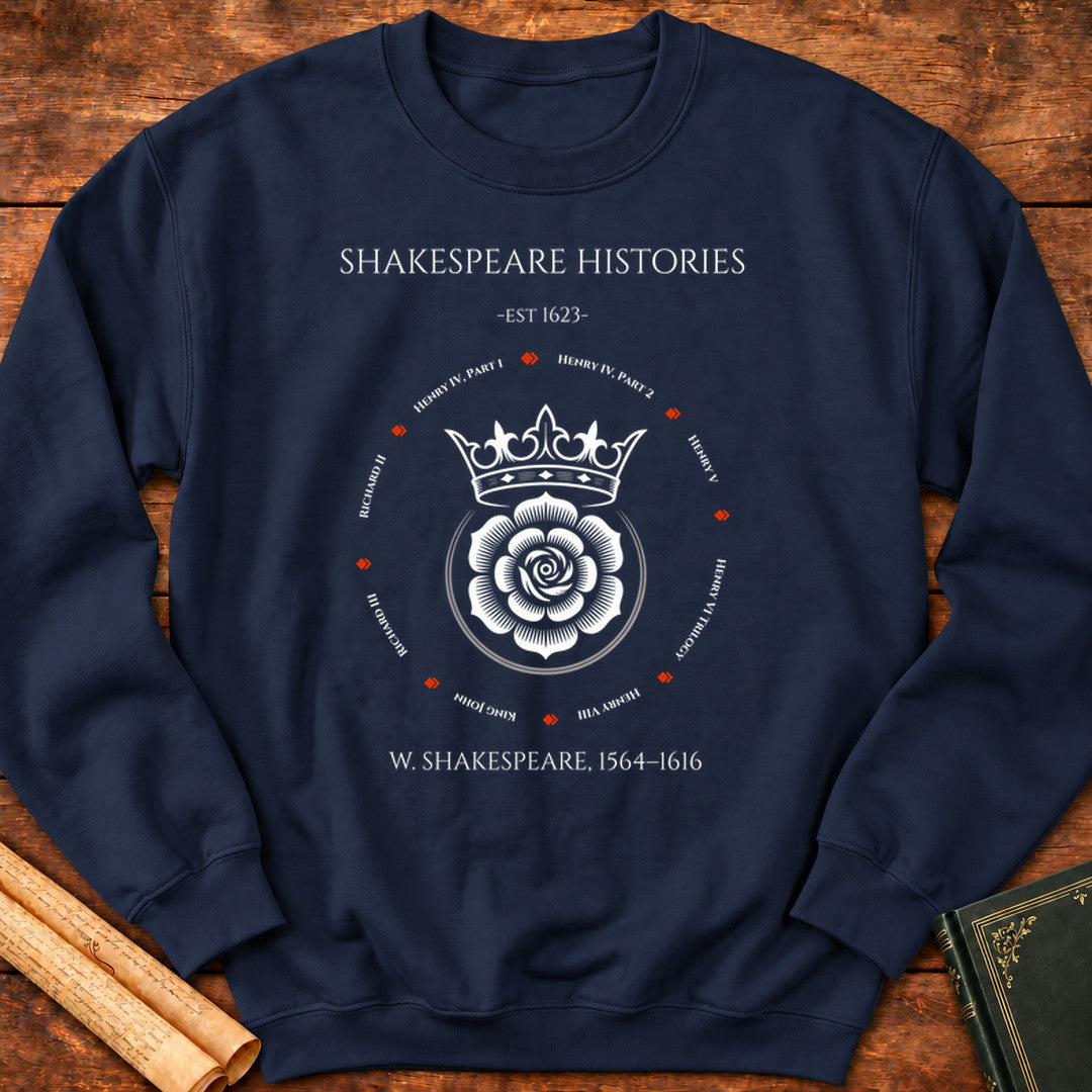 Shakespeare Histories Sweatshirt - Navy