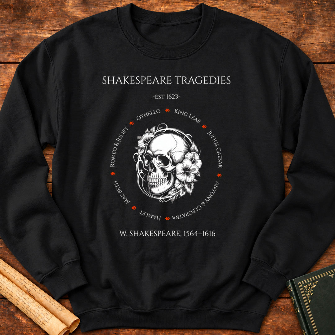 Shakespeare Tragedies Sweatshirt - Black