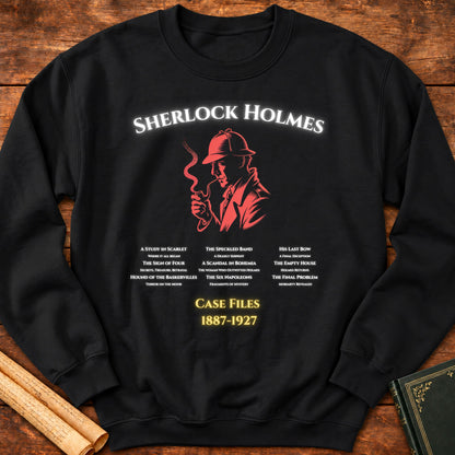 Sherlock Holmes Case Files Sweatshirt - Black