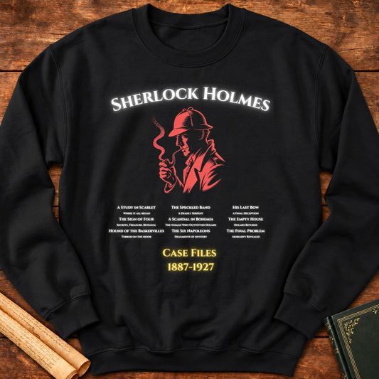 Sherlock Holmes Case Files Sweatshirt - Black
