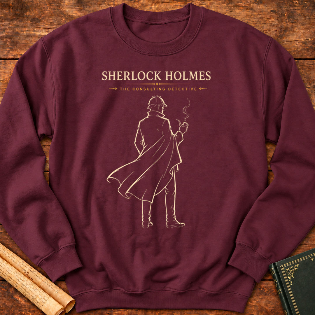 Sherlock Holmes – The Consulting Detective (Silhouette Series) Sweatshirt - Maroon