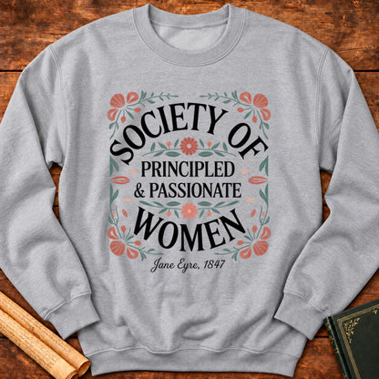 Society of Principled and Passionate Women Sweatshirt - Sport Grey