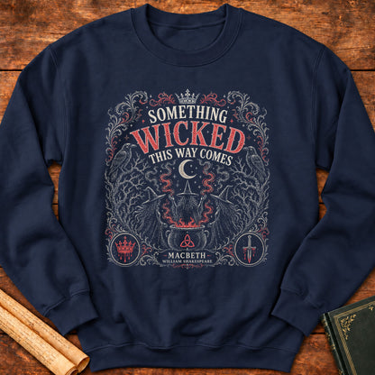 Something Wicked This Way Comes – Macbeth Gothic Sweatshirt - Navy