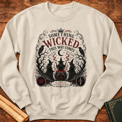 Something Wicked This Way Comes – Macbeth Gothic Sweatshirt - Sand